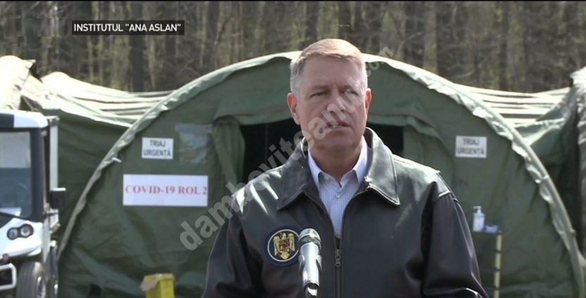 You are currently viewing Klaus Iohannis: Vizită la Spitalul militar ROL II din curtea Institutului Ana Aslan!