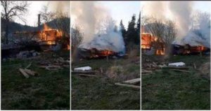 Read more about the article Incendiu puternic la Mănăstirea Agapia
