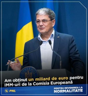 Read more about the article Ministrul Marcel Ioan Boloș: Un miliard de euro alocat relansării operatorilor economici
