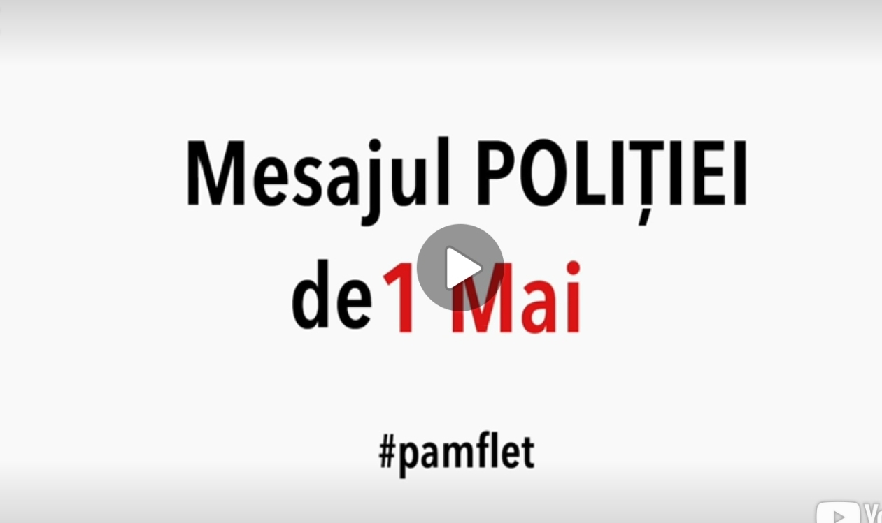 You are currently viewing VIDEO: SĂ MAI ȘI RÂDEM! MESAJUL  „POLIȚIEI” DE 1 MAI…