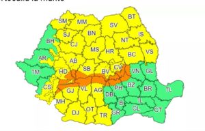 Read more about the article 7 MAI 2020: COD METEO PORTOCALIU ÎN ZONA MONTANĂ A JUDEȚULUI DÂMBOVIȚA