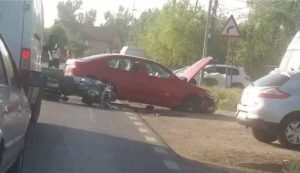 Read more about the article Accident grav la Crevedia! Un motociclist este rănit!