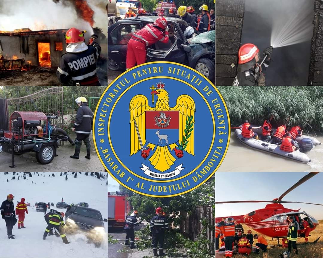 You are currently viewing ISU “Basarab I” Dâmboviţa: Acţiuni de intervenţie şi activităţi preventive, în perioada 15 – 21 iunie 2020
