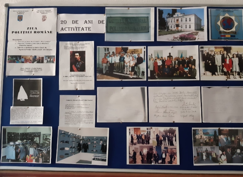 You are currently viewing 20 de ani de activitate a Muzeului Poliției Române