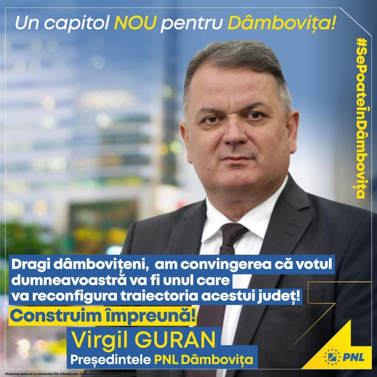 You are currently viewing Virgil Guran (PNL): Fie ca cei mai buni să învingă!
