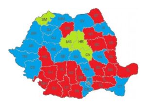 Read more about the article Harta politică a țării. Vezi ce partide au câștigat Consiliile judeţene