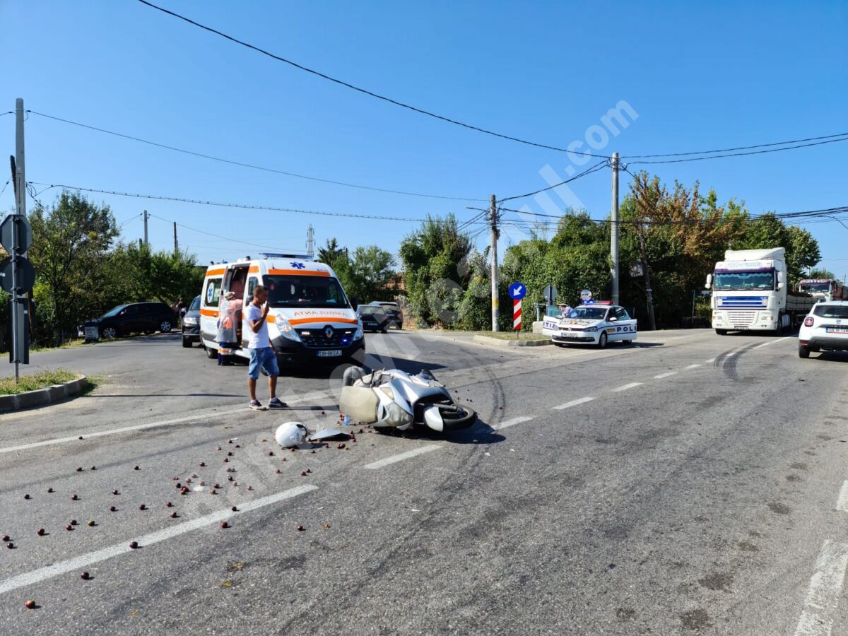 You are currently viewing Motociclist accidentat la Valea Voievozilor