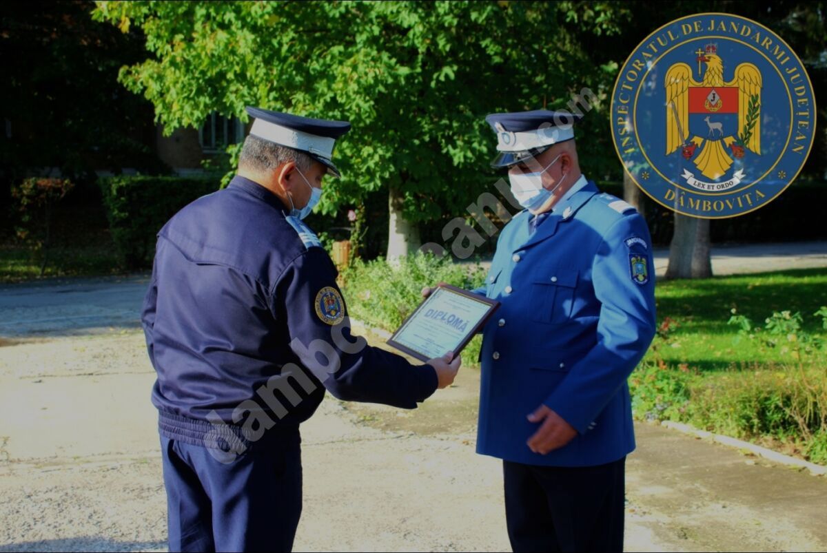 You are currently viewing Dâmbovița: Un jandarm – la încheierea mandatului de onoare în instituția “Oamenilor de arme”