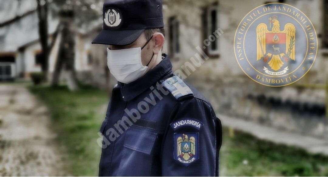 You are currently viewing Jandarmii dâmbovițeni au continuat verificările privind respectarea măsurilor de limitare a răspândirii infecțiilor cu SARS-CoV-2   