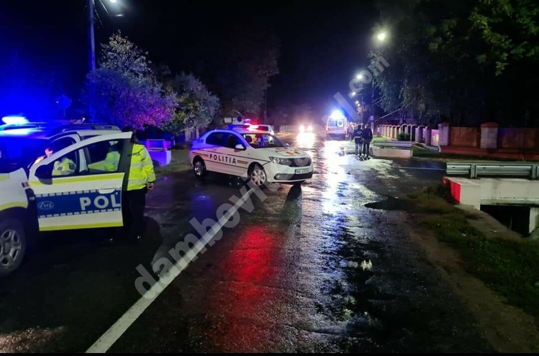 You are currently viewing DÂMBOVIȚA: PIETON ACCIDENTAT DE UN AUTOMOBIL LA ȘOTÂNGA