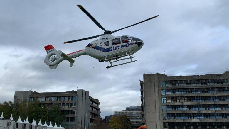 You are currently viewing Belgia transferă bolnavii grav de COVID-19 în Germania,  cu elicopterul