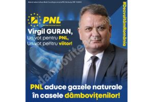 Read more about the article Virgil Guran (PNL), anunț important: ”Aducem gazele naturale în casele dâmbovițenilor”