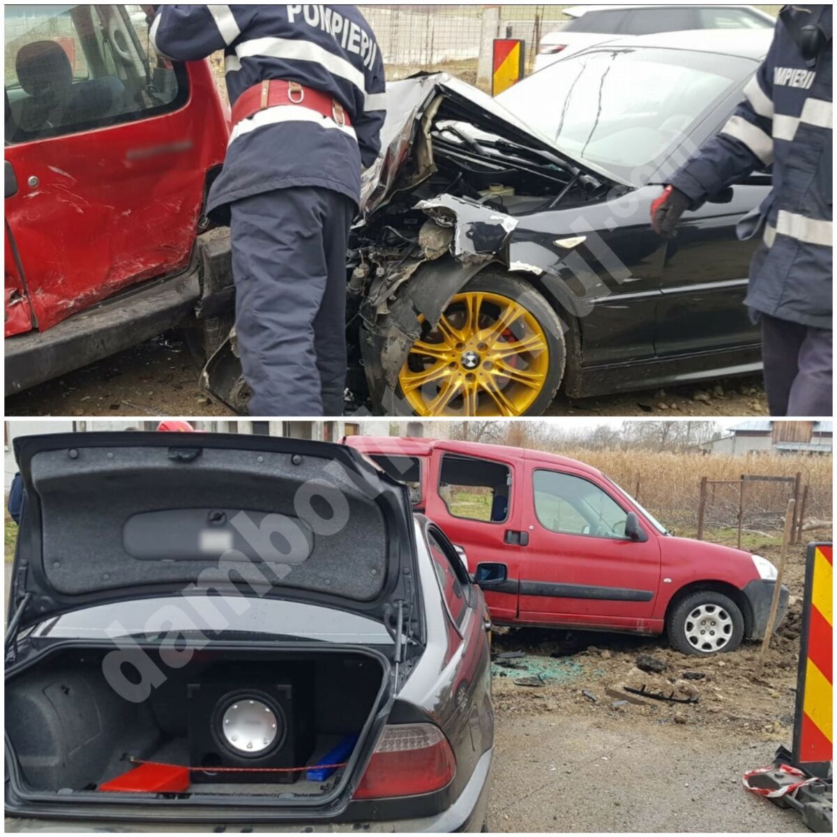 You are currently viewing Dâmbovița: Asigurare de zonă la un accident rutier, în localitatea Valea Voievozilor