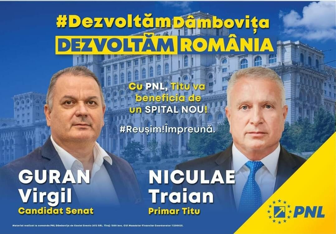 You are currently viewing Primarul orașului Titu, Traian Niculae, mesaj către cetățeni: fiți alături de mine și de echipa PNL!