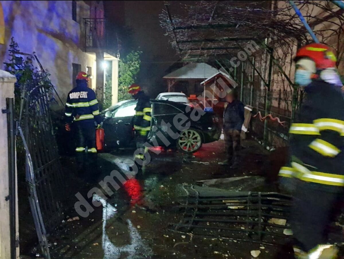 You are currently viewing Dâmbovița: Asigurare de zonă la un accident rutier, în localitatea Nucet
