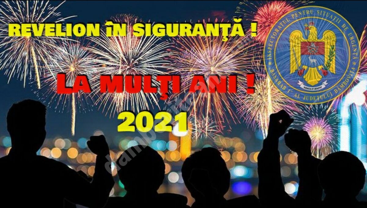 You are currently viewing ISU “Basarab I” Dâmboviţa, sfaturi pentru un Revelion în siguranță
