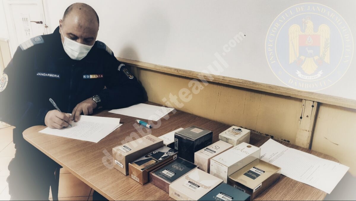 You are currently viewing Dâmbovița: Parfumuri cu denumirile unor mărci de renume, confiscate de jandarmi