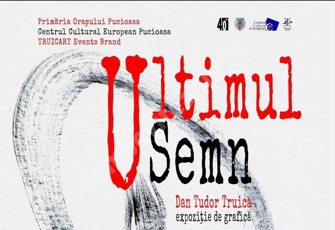 You are currently viewing INVITAȚIE LA CULTURĂ! „Ultimul semn” – vernisaj și expoziție grafică, la Centrul Cultural Pucioasa!