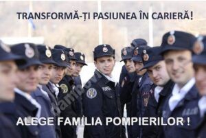 Read more about the article Alege cariera de POMPIER! – Vino în familia salvatorilor pompieri!