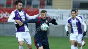 Read more about the article Daniel Popa a ajuns la cota 6 după un nou gol pentru Chindia Târgoviște. Atacantul este principalul  marcator al roș-albaștrilor în acest sezon