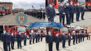 Read more about the article ISU DÂMBOVIȚA: Avansări în grad de Ziua Protecţiei Civile din România