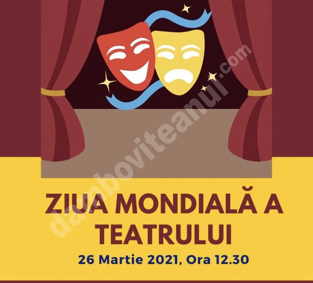 You are currently viewing „REMEMBER”- Manifestare dedicată Zilei Mondiale a Teatrului, la Biblioteca Județeană I. H. Rădulescu