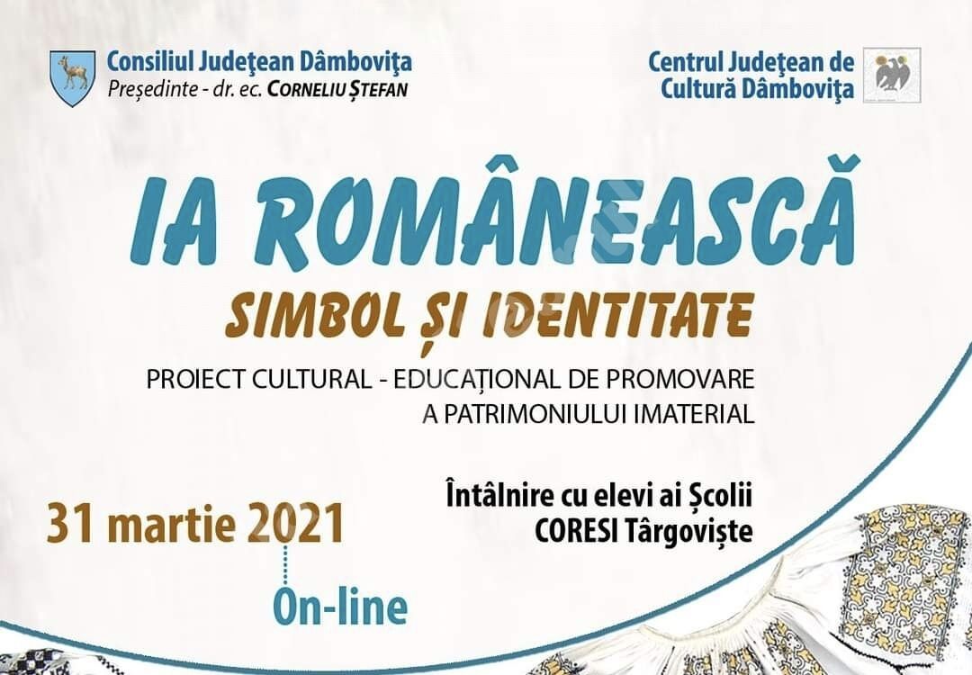 You are currently viewing PROIECT INEDIT DE PROMOVARE A PATRIMONIULUI IMATERIAL, LA CENTRUL JUDEȚEAN DE CULTURĂ DÂMBOVIȚA!