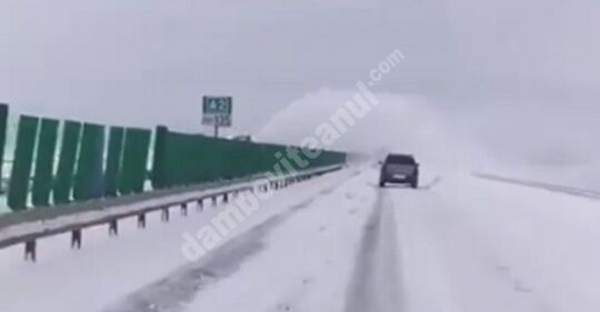 You are currently viewing Se circulă în condiții de iarnă pe A1, între București și Corbii Mari