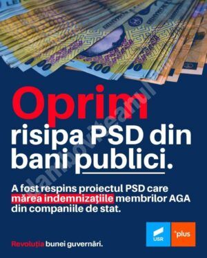 Read more about the article Dragoș Popescu, senator USR PLUS de Dâmbovița: „am votat pentru respingerea unei inițiative legislative a PSD care își propunea să crească indemnizația membrilor AGA din companiile de stat”