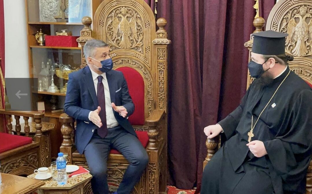 You are currently viewing Ambasadorul Israelului în România, vizită la Reprezentanța Patriarhiei Române de la Locurile Sfinte