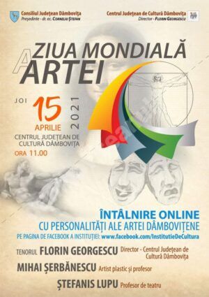 Read more about the article Ziua Mondială a Artei celebrată de Centrul Județean de Cultură Dâmbovița