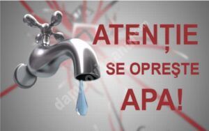 Read more about the article ATENȚIE! Se oprește alimentarea cu apă! Vezi localitățile afectate!