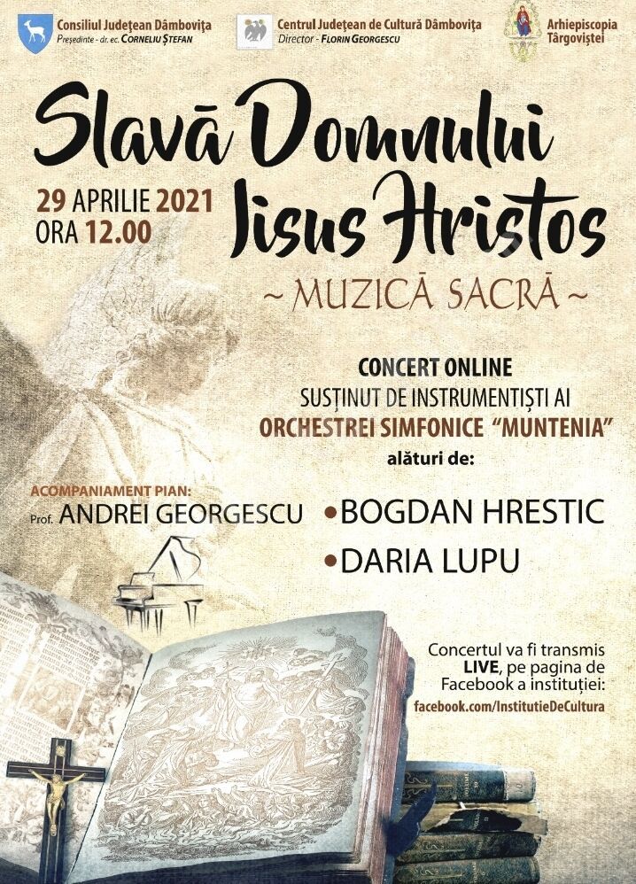 You are currently viewing Concert Pascal organizat de Centrul Județean de Cultură Dâmbovița