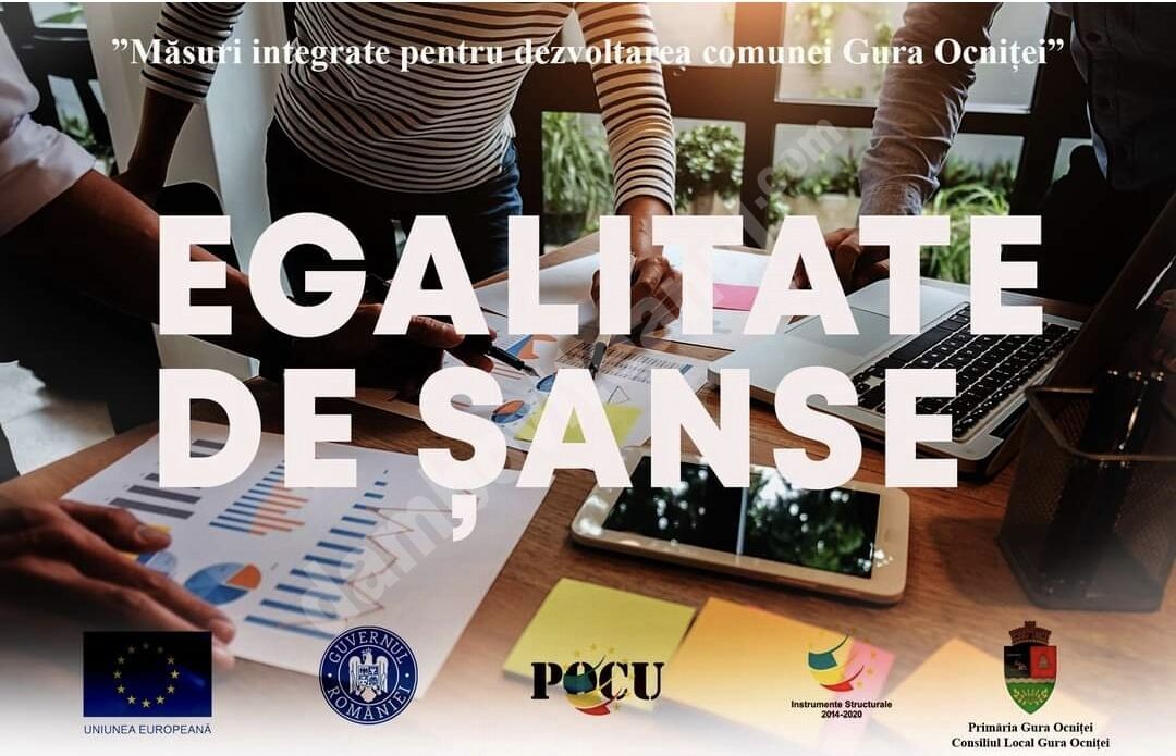 You are currently viewing „Egalitate de șanse”, eveniment destinat creșterii coeziunii în comunitate, la Gura Ocniței!