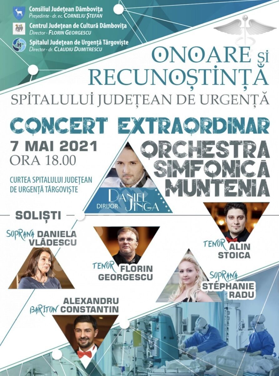 You are currently viewing INEDIT! Concert simfonic în curtea Spitalului Județean de Urgență – Târgoviște