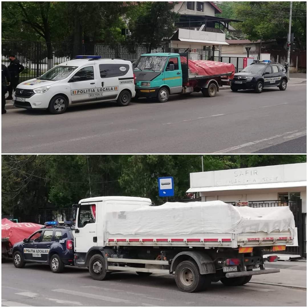 You are currently viewing Nouă mașini care transportau ilegal deșeuri au fost confiscate în sectorul 6 al Capitalei