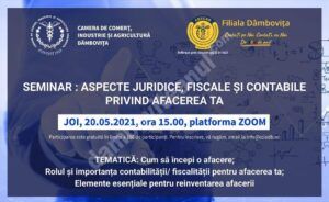 Read more about the article Seminar, privind aspectele legale ale unei afaceri, organizat de Camera de Comerț Dâmbovița