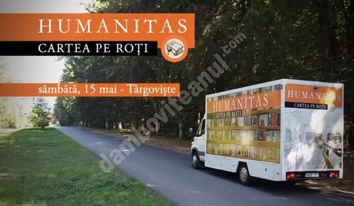You are currently viewing Librăria Humanitas „Cartea pe roți” ajunge în Târgoviște! Vezi detalii!