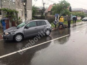 Read more about the article Accident pe DN 71, la Dealu Mare! Un autoturism a lovit din plin un animal!