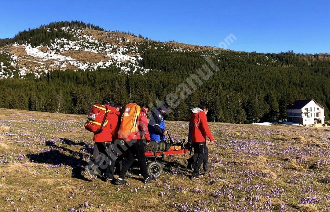 You are currently viewing DÂMBOVIȚA: O turistă accidentată a fost ajutată de jandarmii montani și de salvamontiști