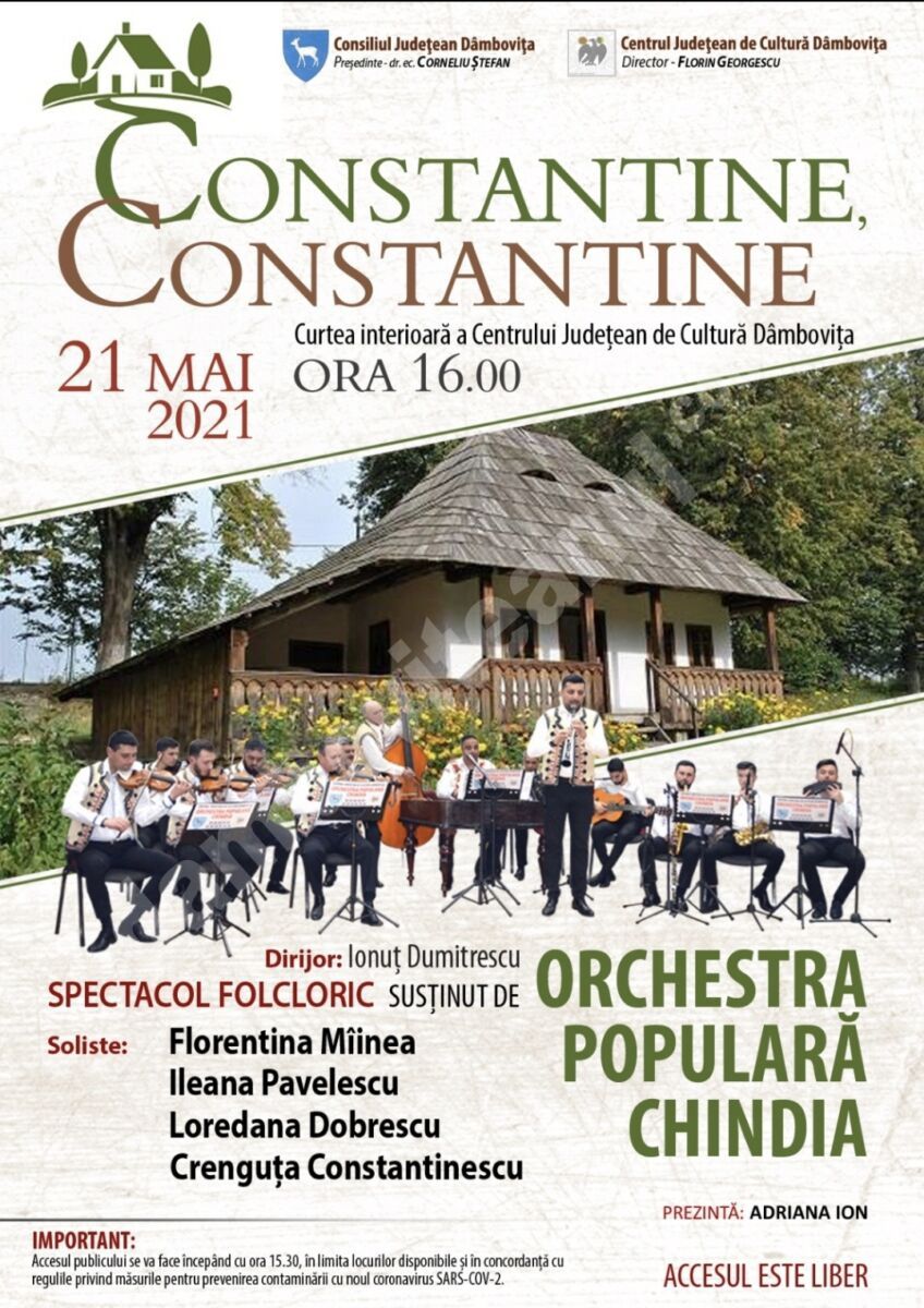 You are currently viewing Constantine, Constantine… spectacol folcloric la Centrul Județean de Cultură Dâmbovița