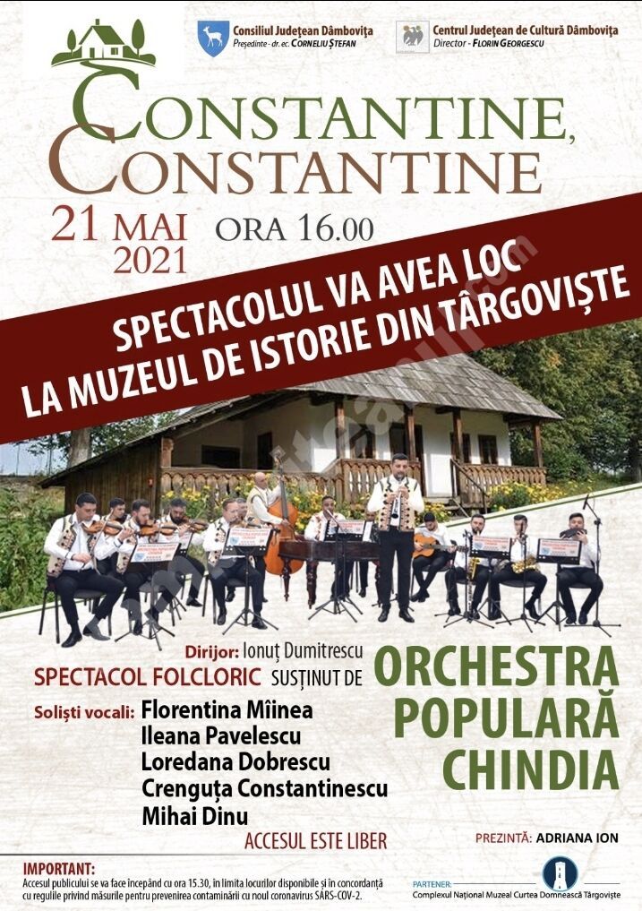 You are currently viewing Astăzi la Muzeul de Istorie din Târgoviște, va avea loc un spectacol folcloric extraordinar