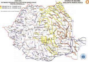 You are currently viewing Hidrologii au emis Cod Galben, pentru județul Dâmbovița. Este pericol de inundații în aproape toată țara