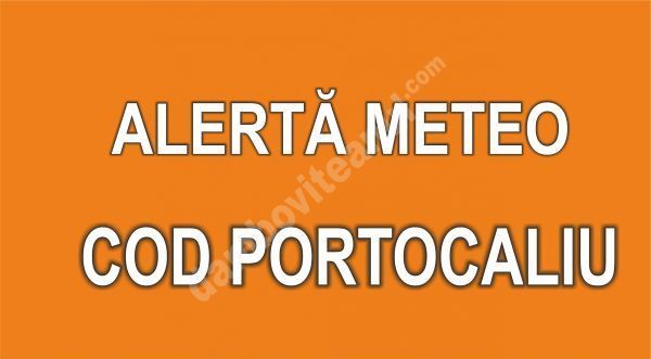 You are currently viewing ALERTĂ de tip nowcasting de COD PORTOCALIU pentru unele localități din Dâmbovița! Sunt anunțate vijelii și grindină!