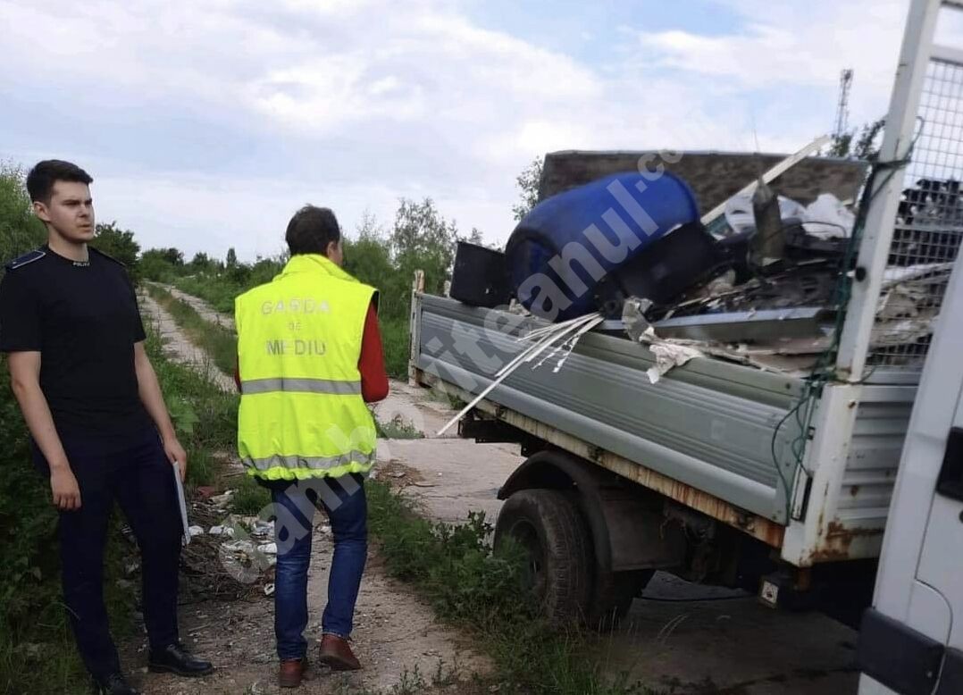 You are currently viewing DÂMBOVIȚA: Nou transport ilegal descoperit de Garda de Mediu, la Răcari