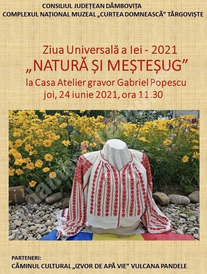 You are currently viewing Ziua Universală a Iei, sărbătorită la Casa Atelier Gravor „Gabriel Popescu”