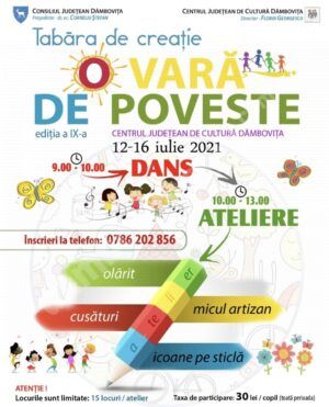 Read more about the article Activități educative pentru copii, la Centrul Județean de Cultură Dâmbovița