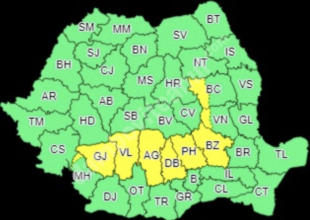 You are currently viewing METEO, 08 IULIE 2021: COD GALBEN DE VREME INSTABILĂ, CU AVERSE ȘI DESCĂRCĂRI ELECTRICE ÎN JUDEȚUL DÂMBOVIȚA!