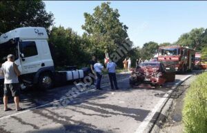 Read more about the article Accident rutier pe DN 71, la Fieni! O persoană a fost rănită!