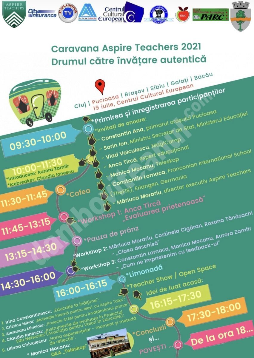 You are currently viewing Caravana națională Aspire Teachers reunește la Pucioasa lideri în educație pe tema evaluării